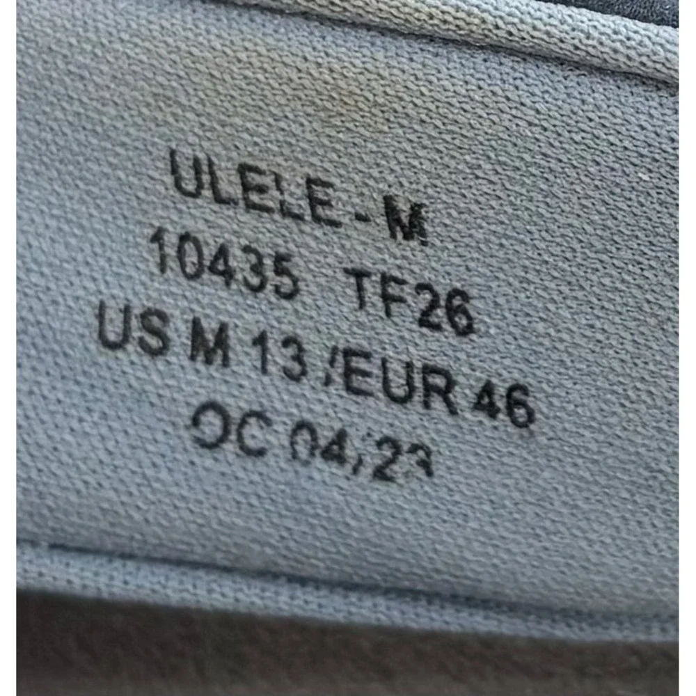 OluKai Ulele Flip Flops Sandals Men's 13 Blue Grey Water Safe
